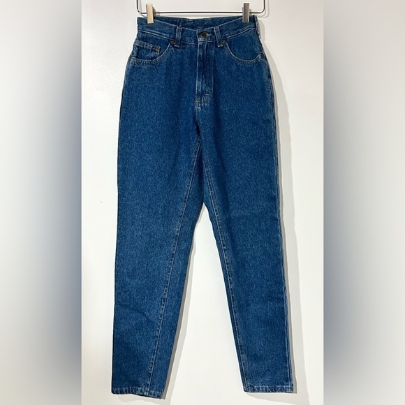 NWT Deadstock 90s Vintage Lee Riders Easy Fit Tapered Leg Jeans Med Wash 5 25 - Picture 3 of 8